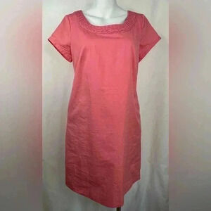 J.Crew - Pink Classic Cotton & Silk Day Mini
Dress Size 8